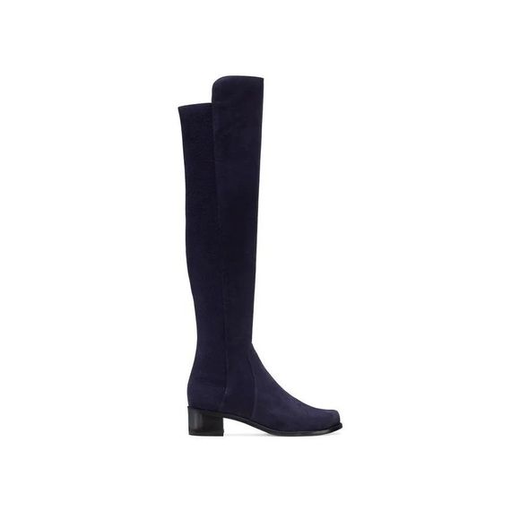 Stuart Weitzman Reserve Suede Over-the-Knee Boots - Picture 2 of 12